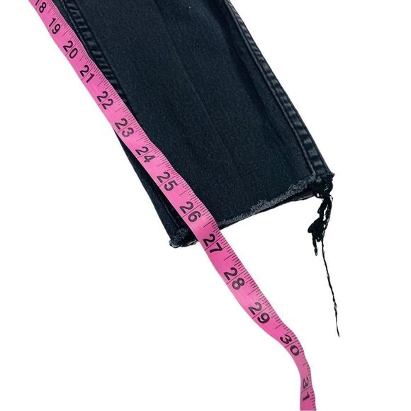 10/$25🦋 H&M &Denim Black Raw Hem Skinny Jeans - Size 25 - Picture 10 of 13